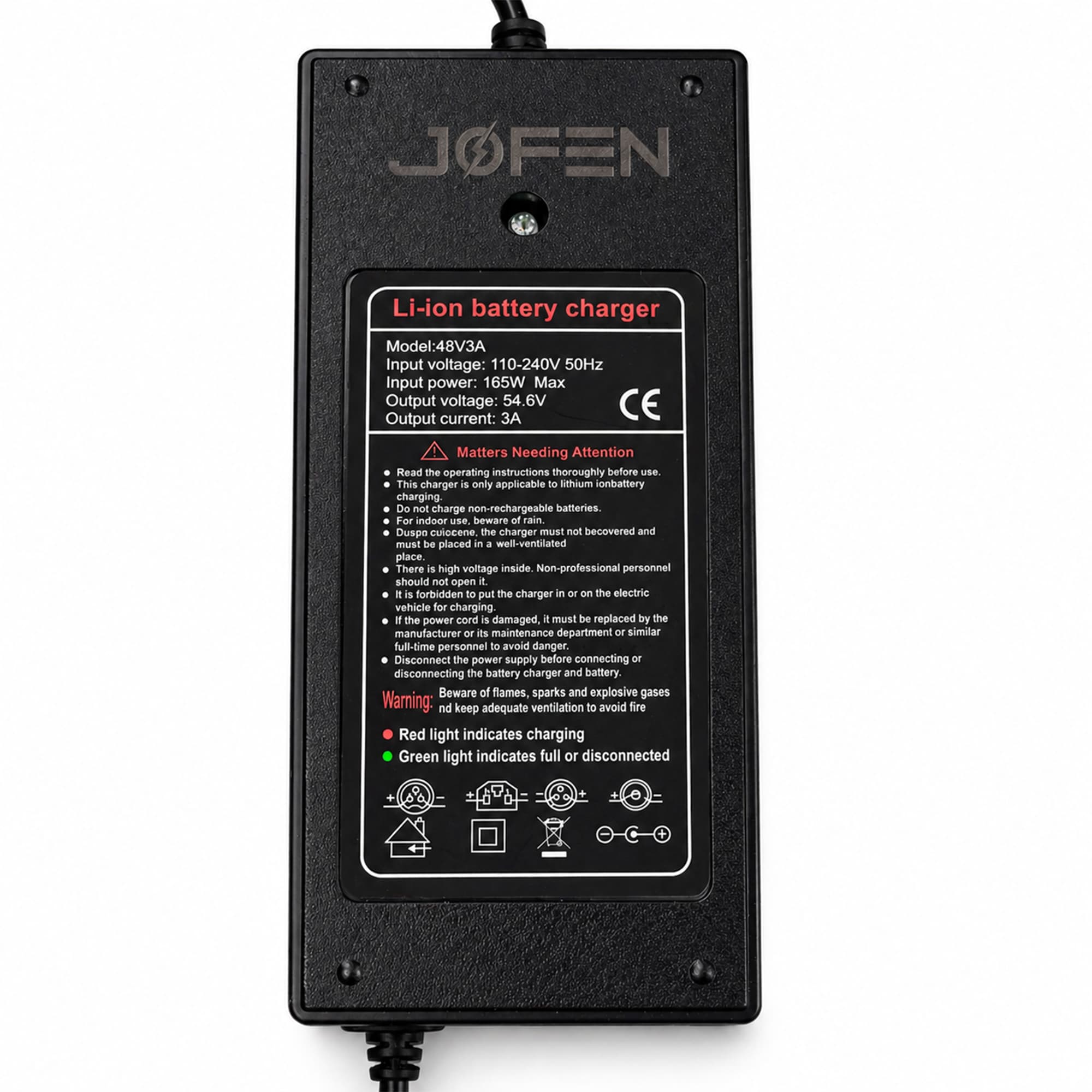 JOYOR S5-Z 48V 3A Fast Charger, US/EU Plug Options